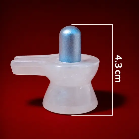 Parad Shivling 20gm with Damru Vedi